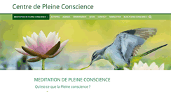 Desktop Screenshot of centrepleineconscience.fr