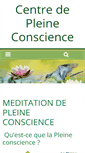 Mobile Screenshot of centrepleineconscience.fr
